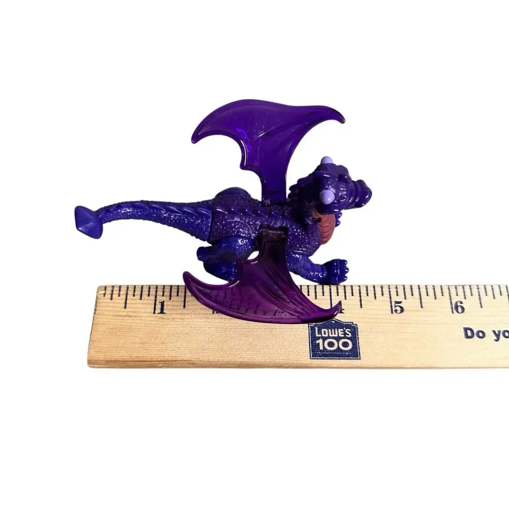 Disney Animal Kingdom Dragon Purple 1998 McDonalds Toy Vintage